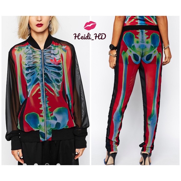 adidas skeleton tracksuit